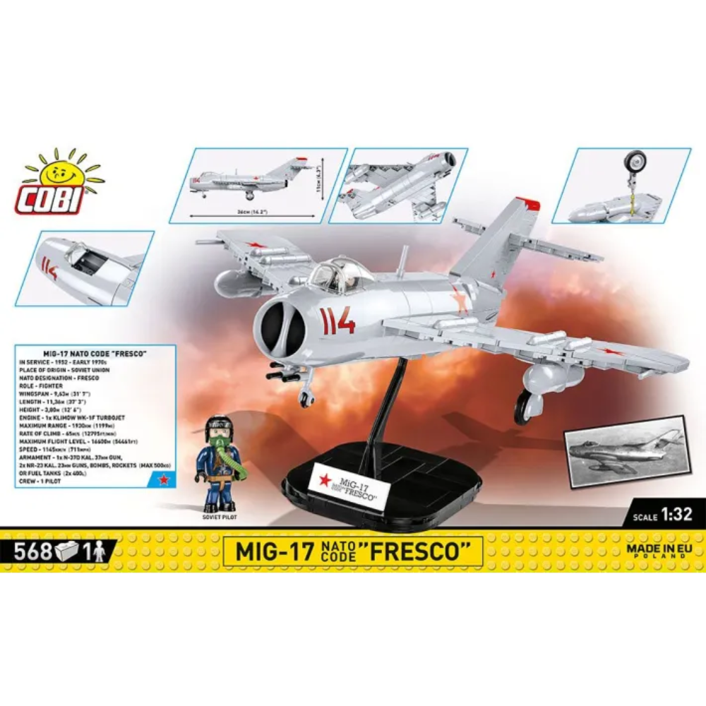 COBI MiG-17 Fresco Building Set 1:32