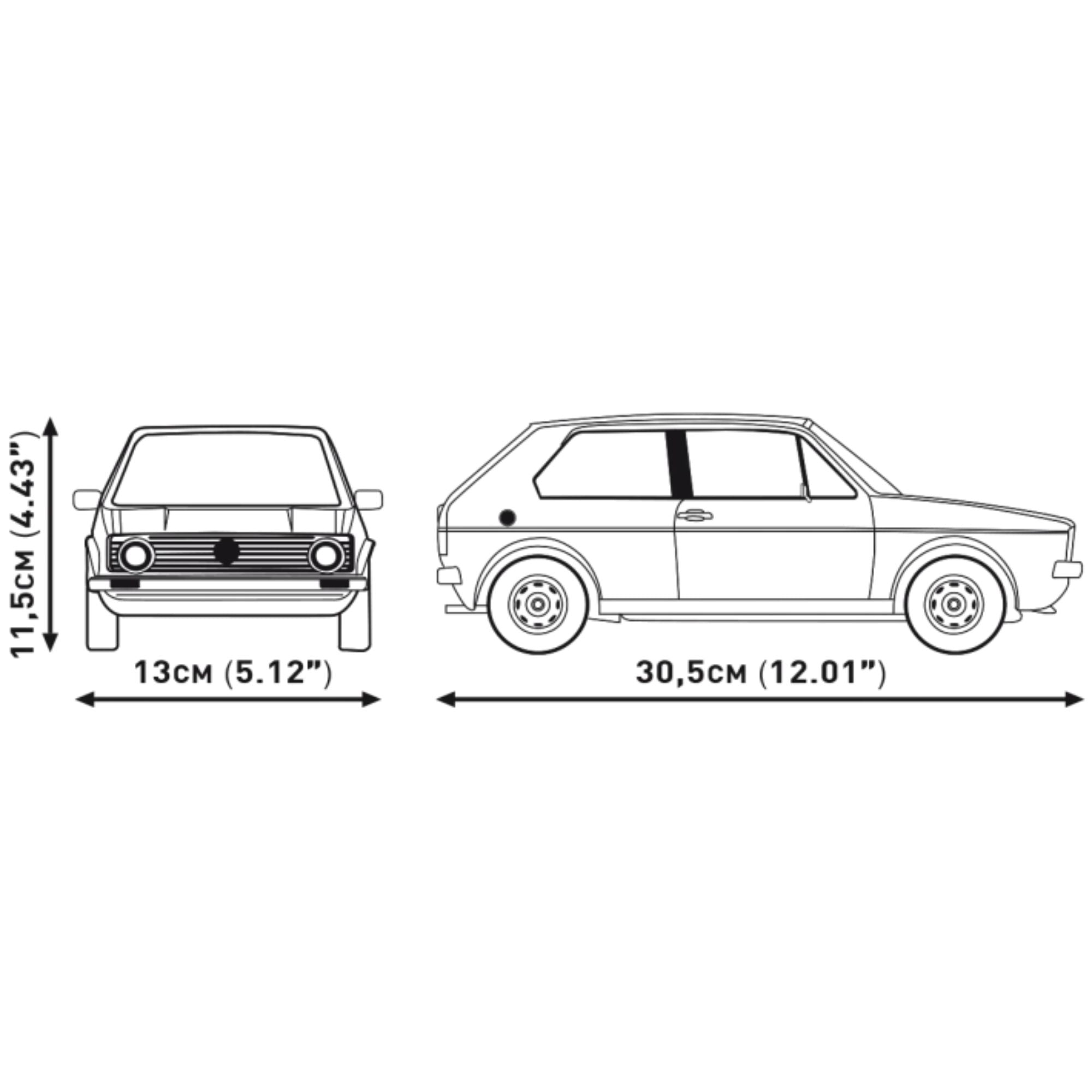 COBI Volkswagen Golf GTI (1976–1983) Executive Edition Building Set 1:12