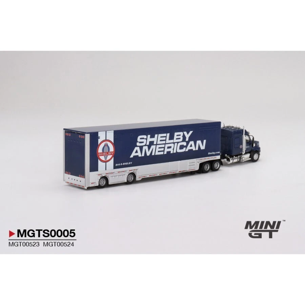 Mini GT 1:64 Western Star Shelby American Transporter Set with Ford Shelby GT500