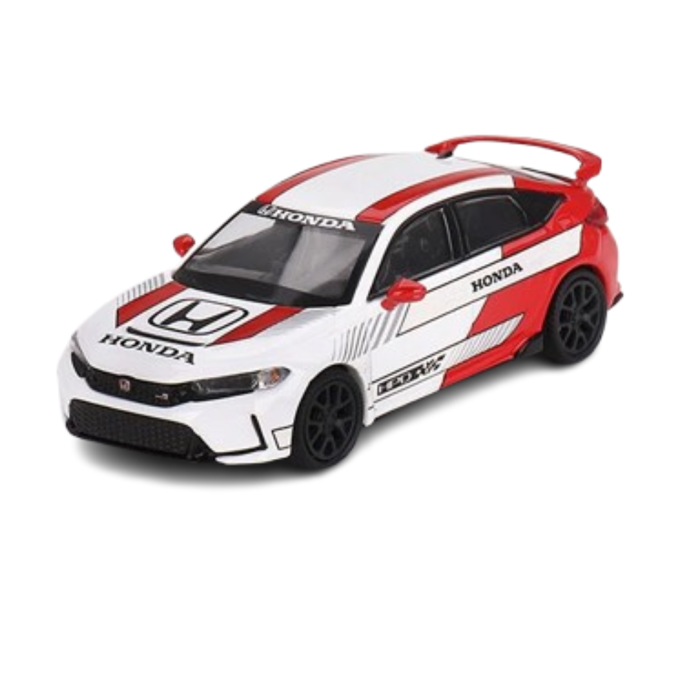 1/64 HONDA CIVIC TYPE R NO.2 2023 PACE CAR WHITE (LHD) MGT00721-L