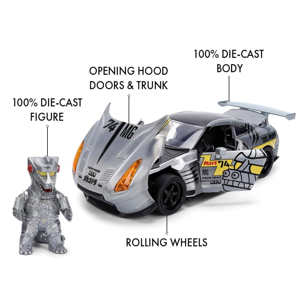 Mechagodzilla 2009 Nissan GT-R 1:24