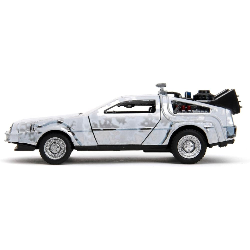 Time Machine Back to the Future Delorian Frost 1:24