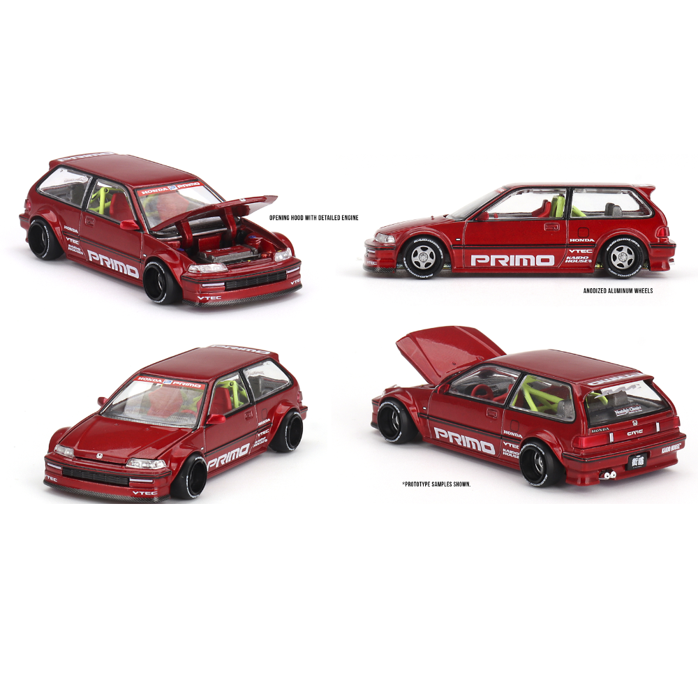 Honda Civic EF Kaido Works V2 1:64 Diecast Model (MGTKHMG156)