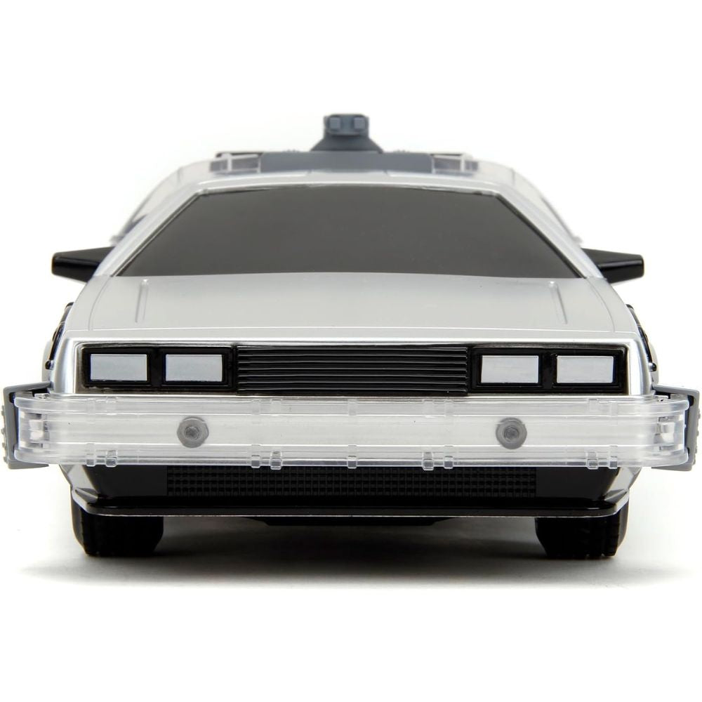 Jada Back to The Future Time Machine Remote Controlled Vehicle 1:16 Scale, Unisex Adult Silver