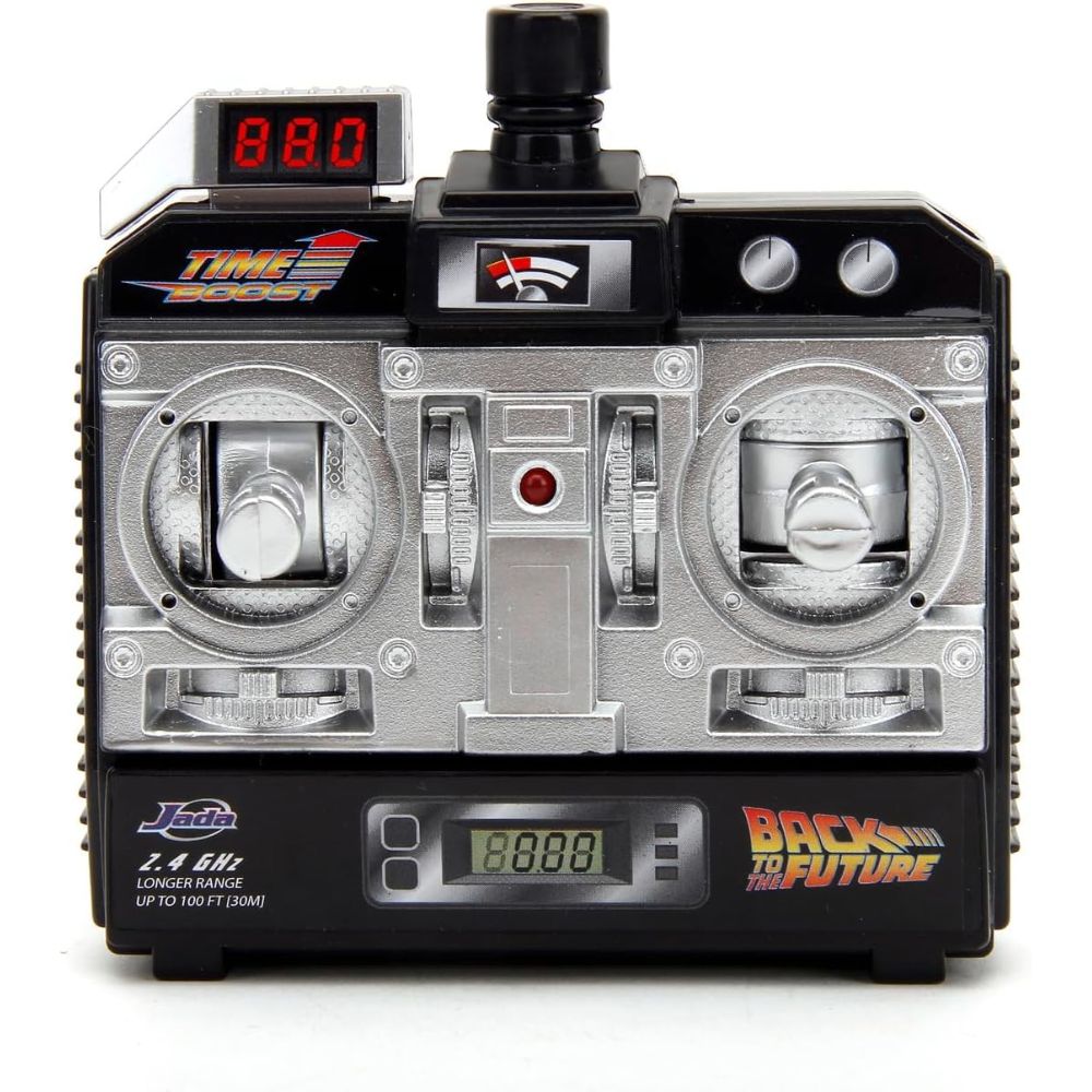 Jada Back to The Future Time Machine Remote Controlled Vehicle 1:16 Scale, Unisex Adult Silver