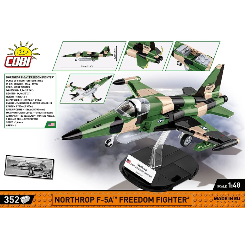 COBI Northrop F-5A Freedom Fighter Building Set 1:48
