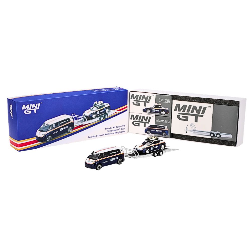 Porsche 911 Dakar #718 / Volkswagen ID. Buzz Porsche Centrum Gelderland Roughroads Set