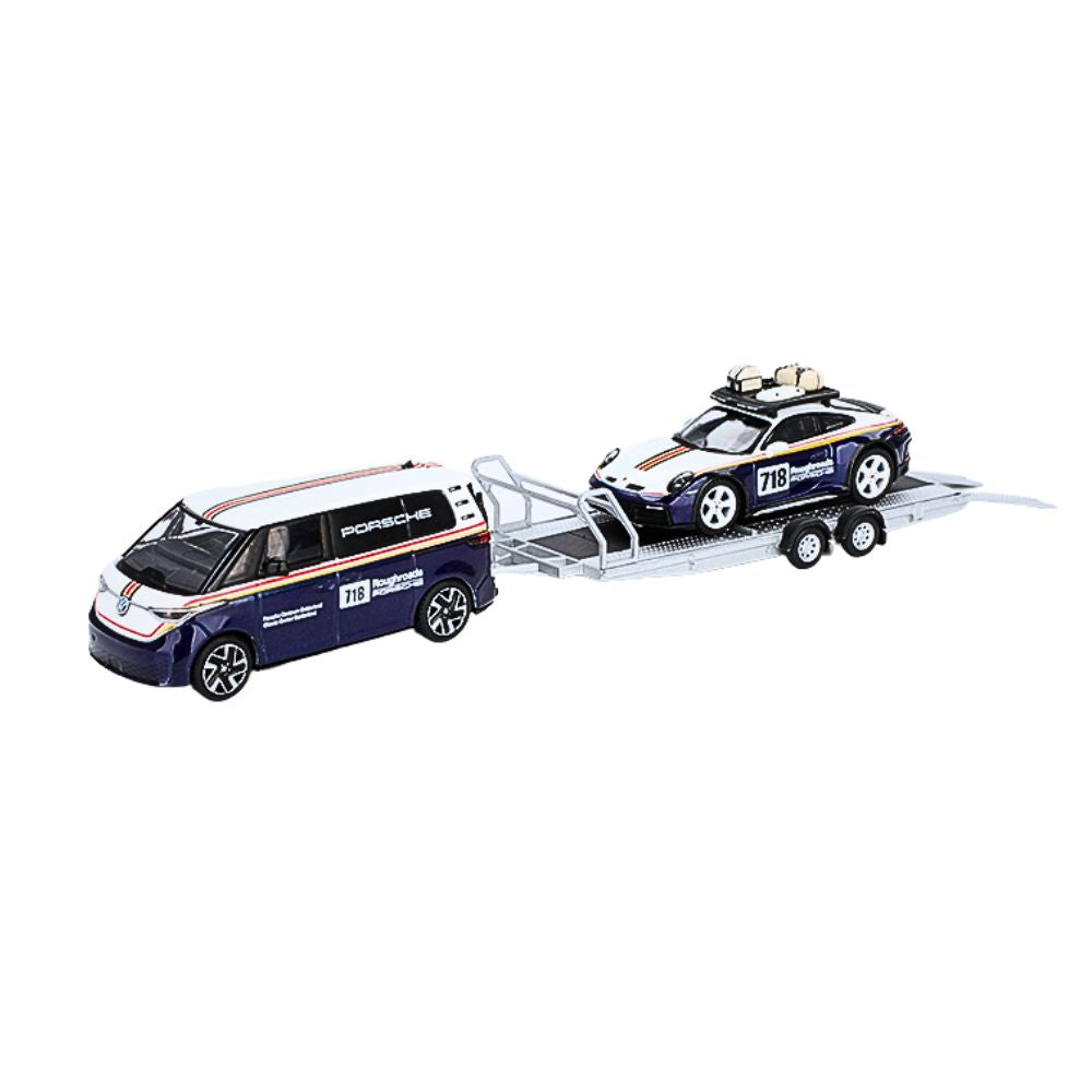 Porsche 911 Dakar #718 / Volkswagen ID. Buzz Porsche Centrum Gelderland Roughroads Set
