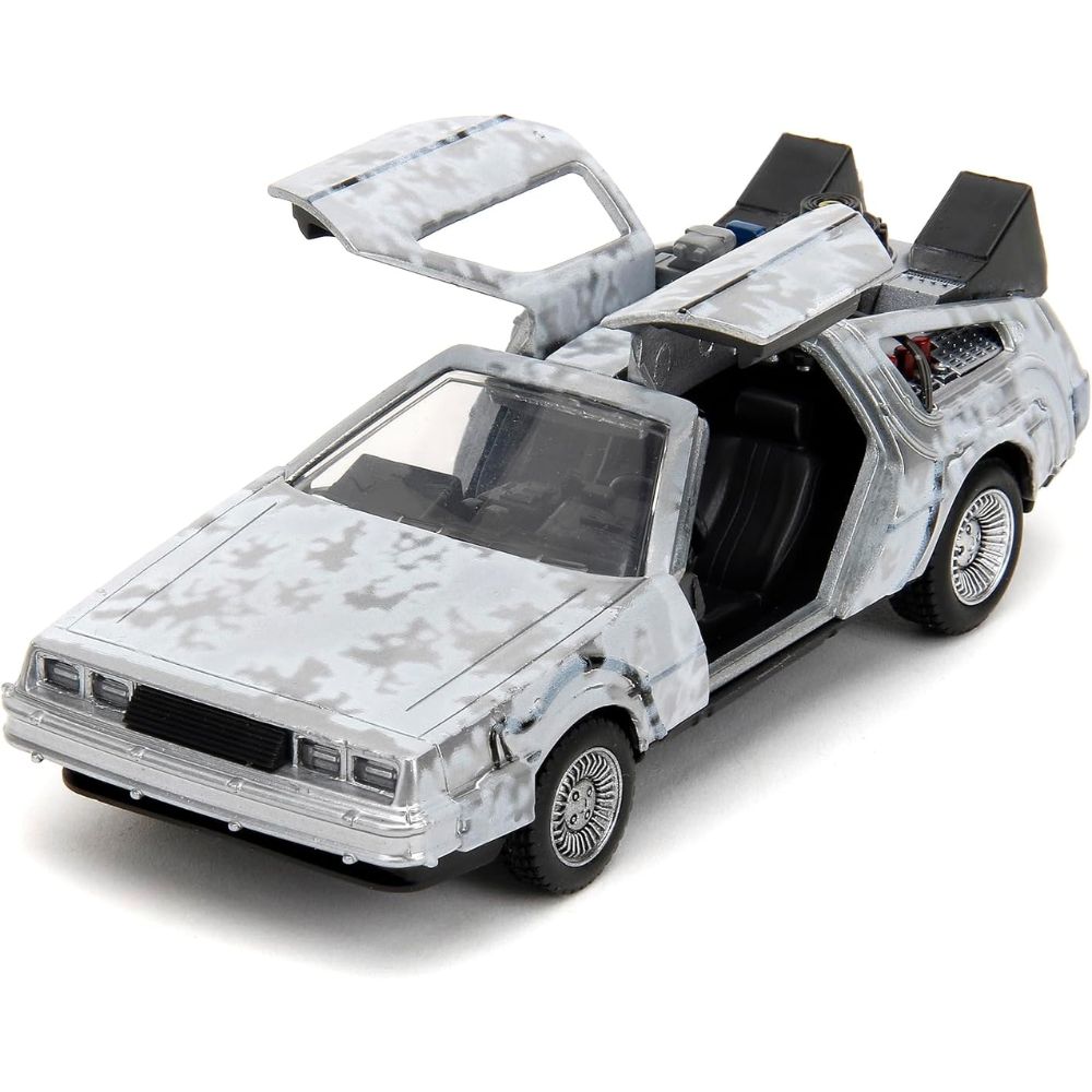 Time Machine Back to the Future Delorian Frost 1:24