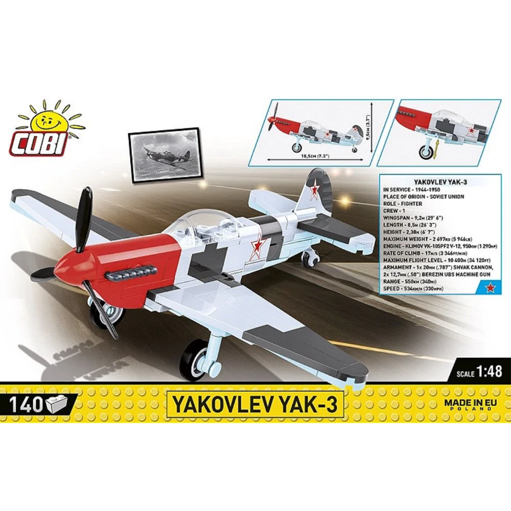 COBI Yakovlev Yak-3 Building Set 1:48