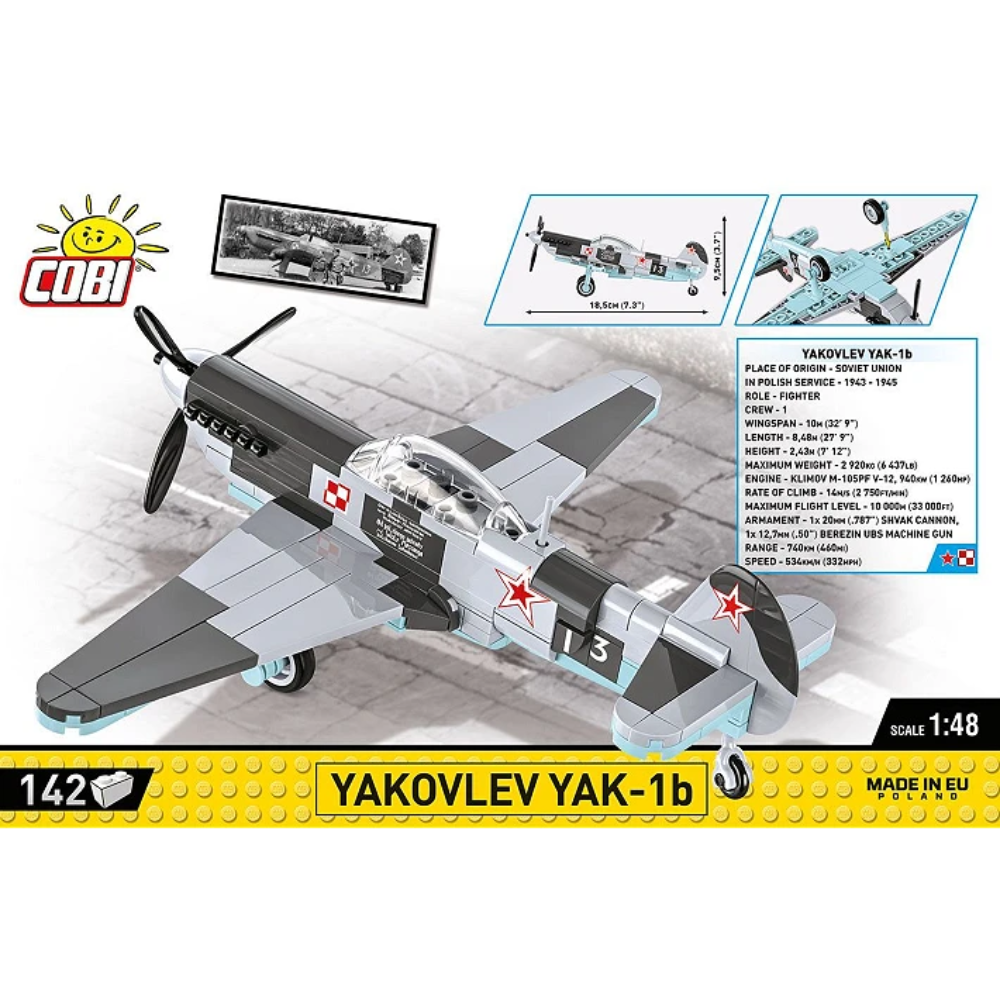 COBI Yakovlev Yak-1b Building Set 1:48